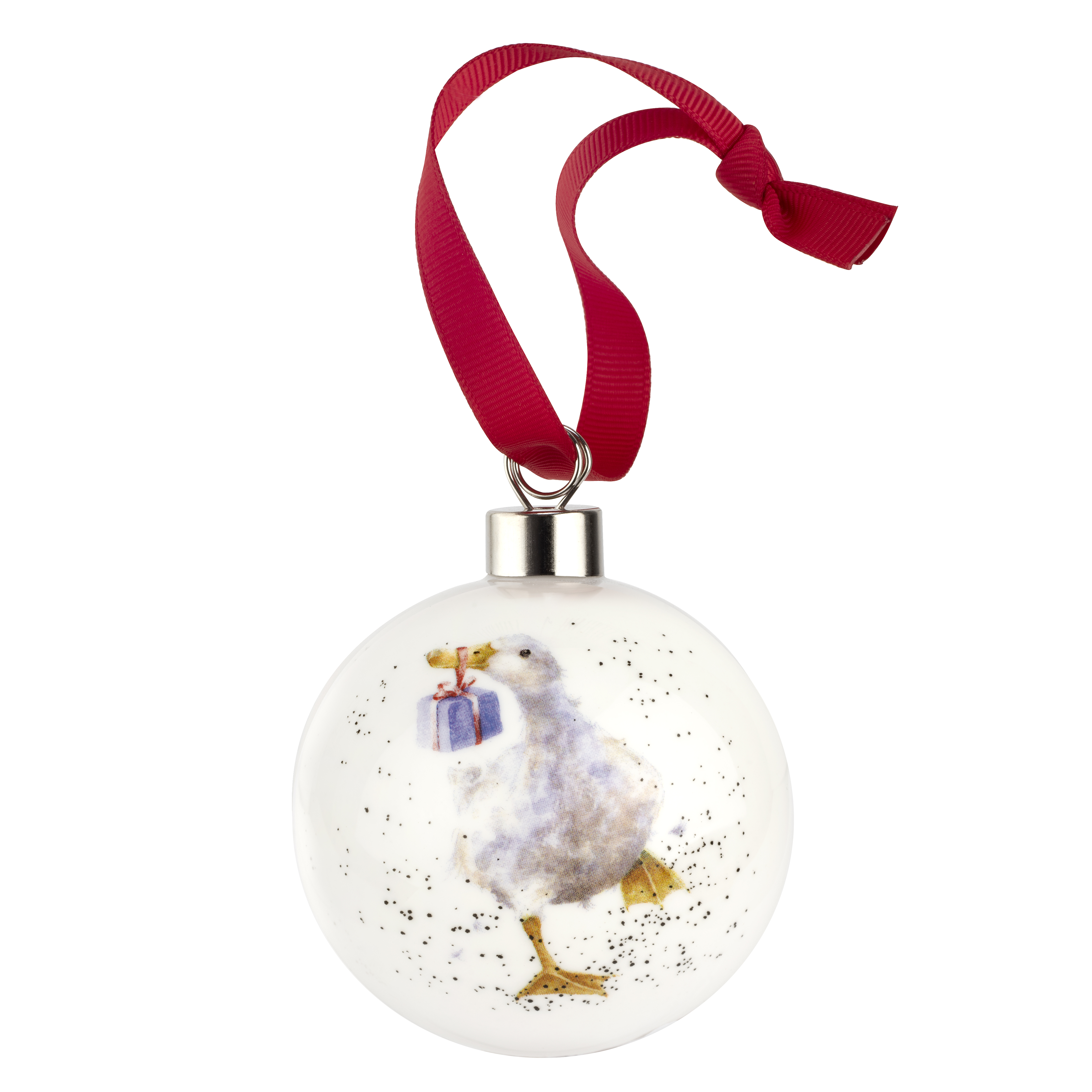 Wrendale Designs Special Delivery Bauble, Duck image number null